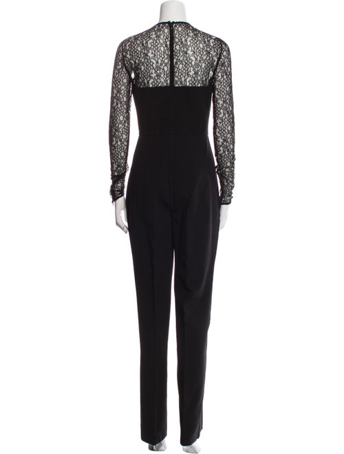 Michael Kors Collection Virgin Wool Crew Neck Jumpsuit