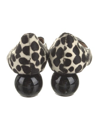 Michael Kors Collection Ponyhair Animal Print Pumps