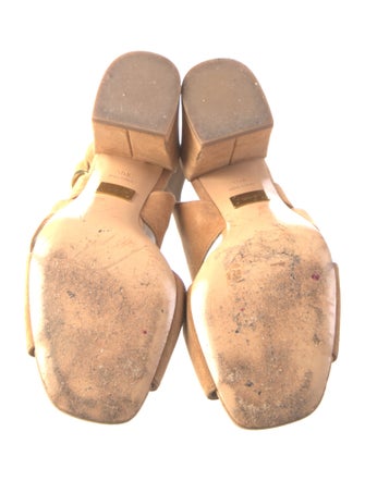 Michael Kors Collection Suede Slingback Sandals
