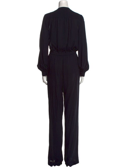 Michael Kors Collection Silk Mock Neck Jumpsuit