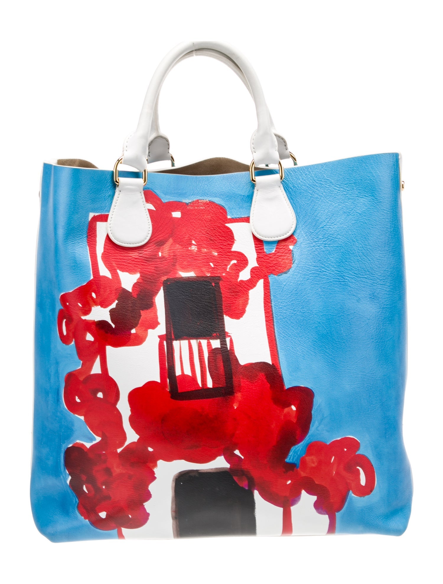 Michael Kors Collection Leather Top Handle Bag