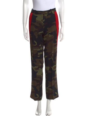 Michael Kors Collection Camouflage Print Straight Leg Pants