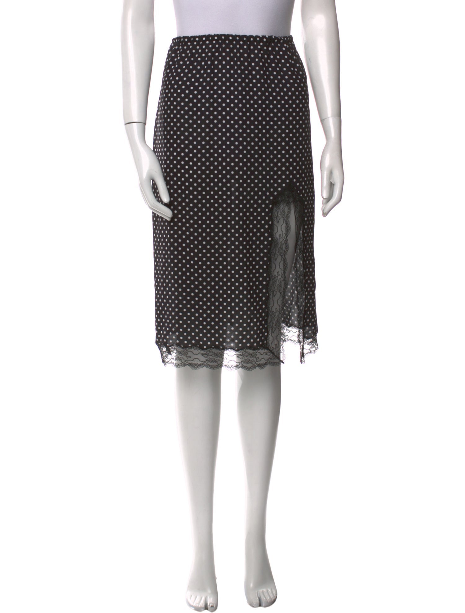 Michael Kors Collection Silk Knee-Length Skirt