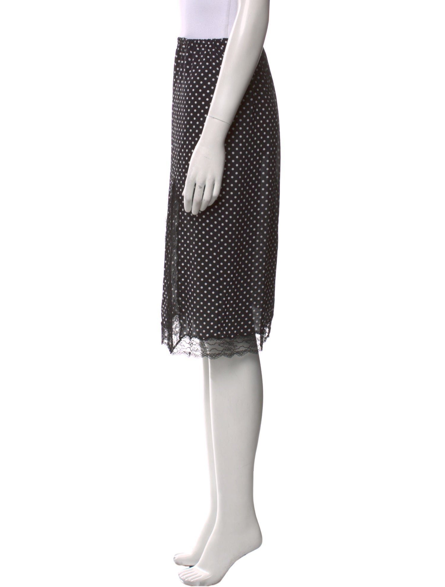 Michael Kors Collection Silk Knee-Length Skirt