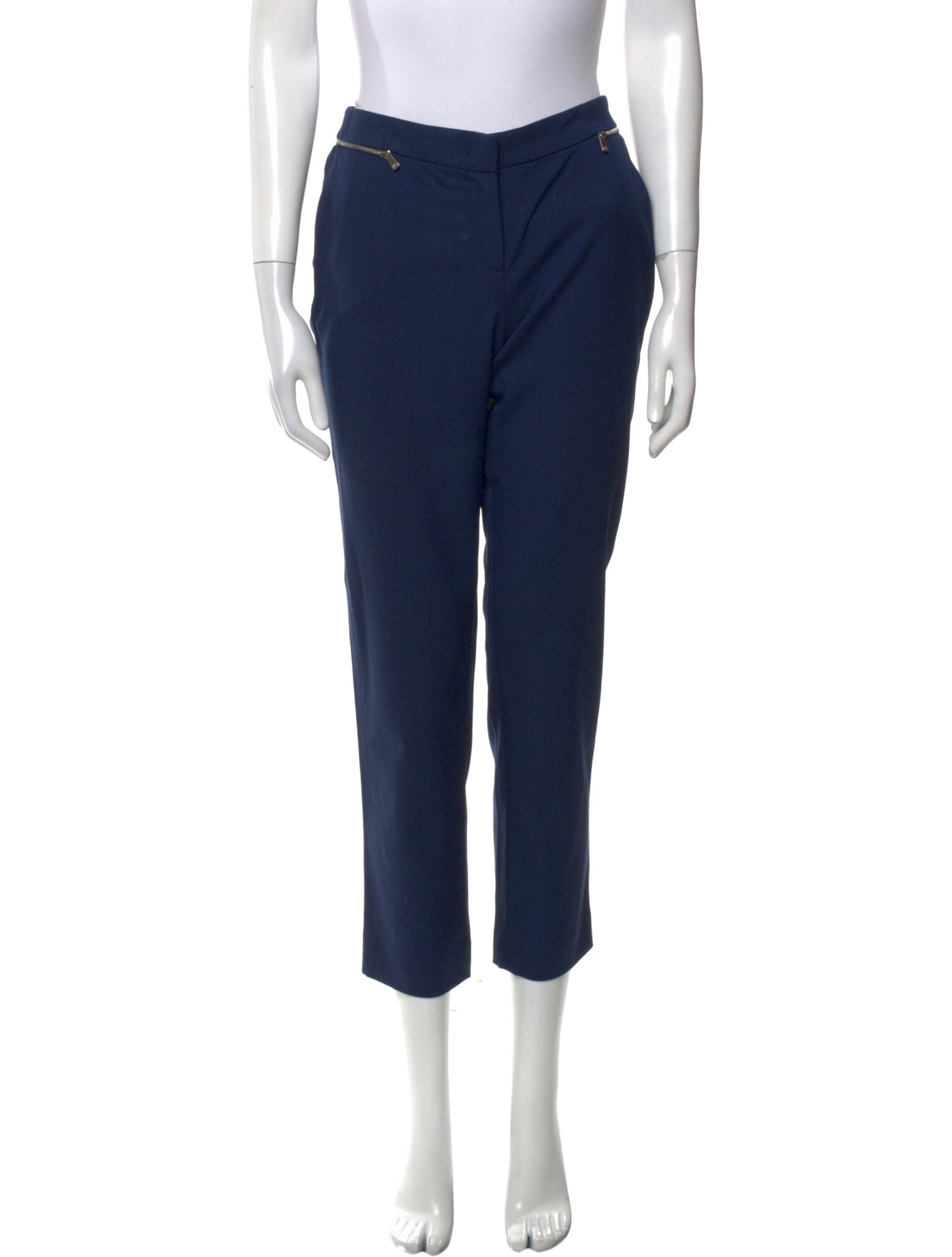 Michael Kors Collection Virgin Wool Straight Leg Pants