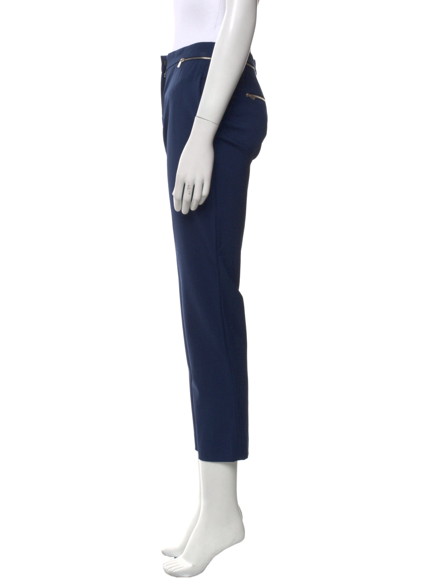 Michael Kors Collection Virgin Wool Straight Leg Pants
