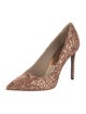Michael Kors Collection Glitter Printed Pumps