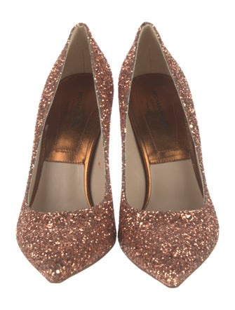 Michael Kors Collection Glitter Printed Pumps