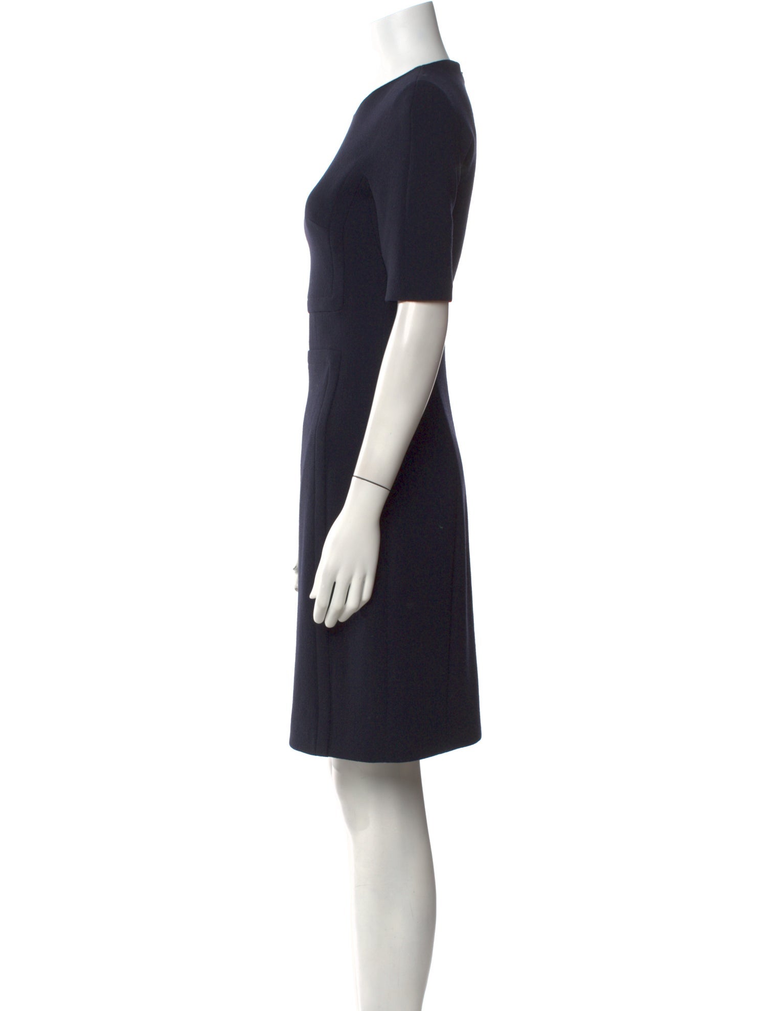 Michael Kors Collection Virgin Wool Knee-Length Dress