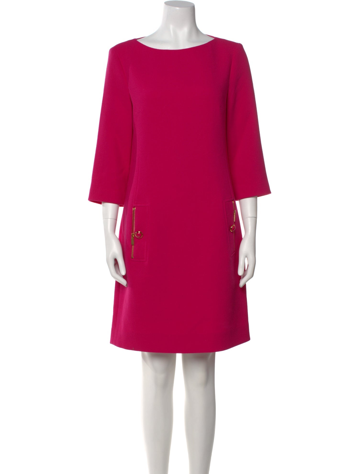 Michael Kors Collection Virgin Wool Mini Dress