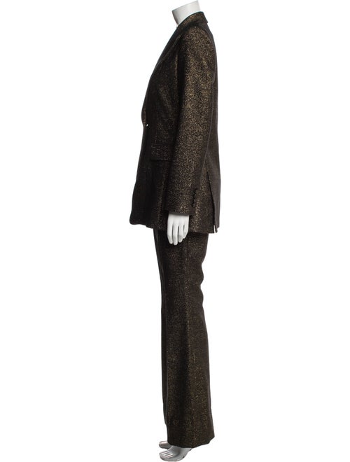 Michael Kors Collection Wool Printed Pantsuit
