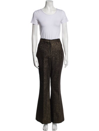 Michael Kors Collection Wool Printed Pantsuit