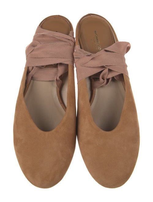 Michael Kors Collection Suede Slingback Flats