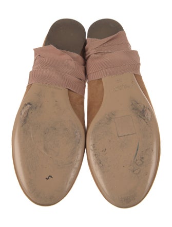 Michael Kors Collection Suede Slingback Flats