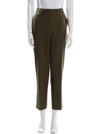 Michael Kors Collection Virgin Wool Straight Leg Pants