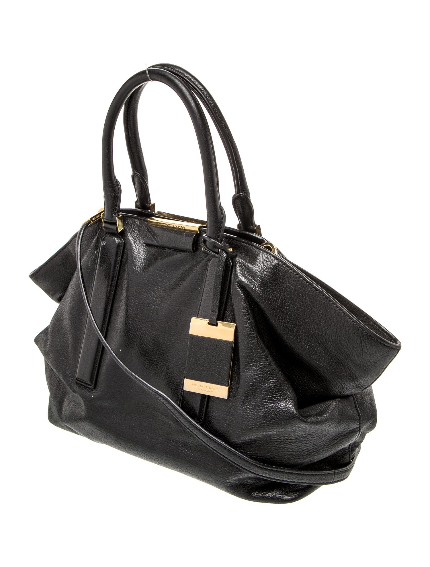 Michael Kors Collection Leather Top Handle Bag