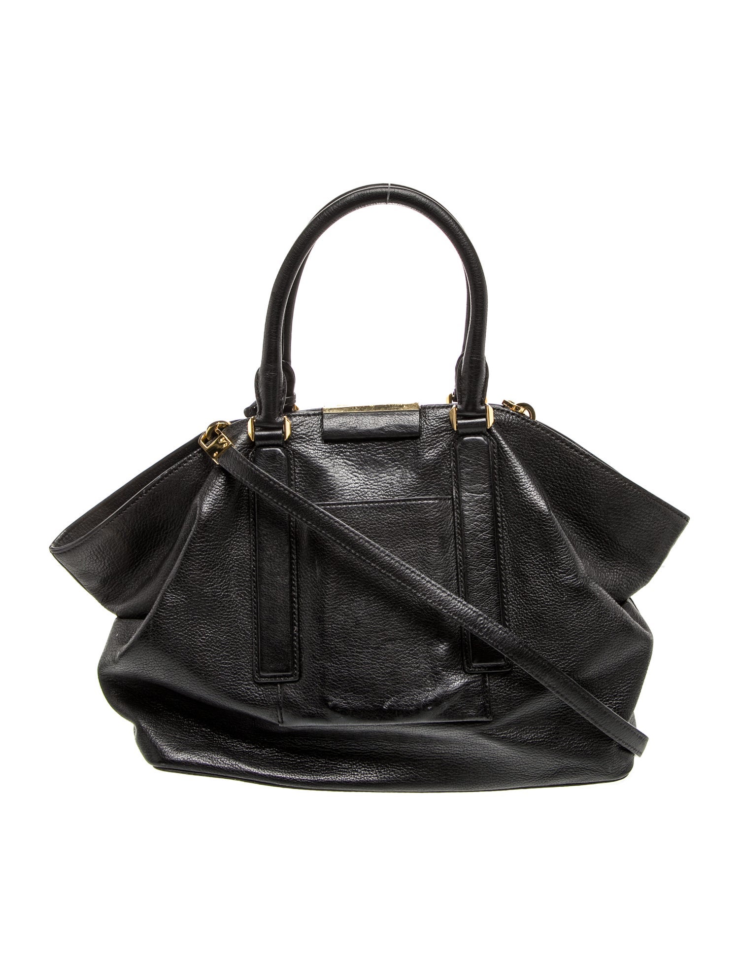 Michael Kors Collection Leather Top Handle Bag