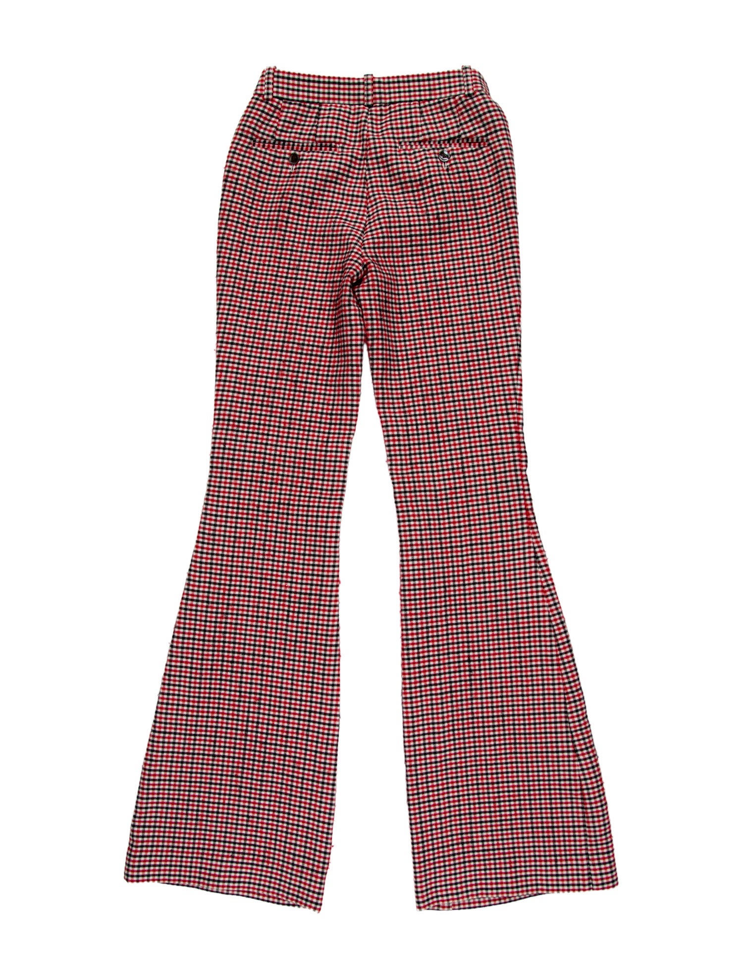 Michael Kors Collection Plaid Print Flared Pants