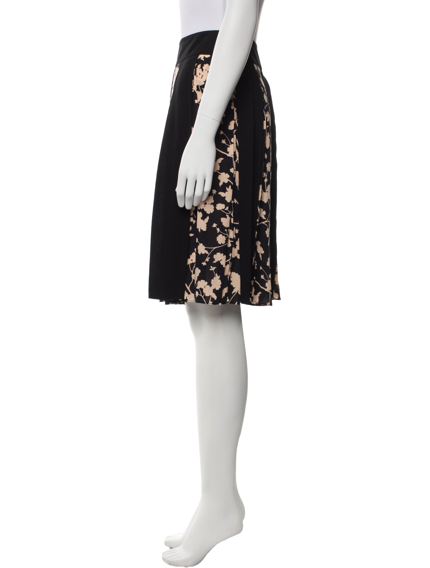 Michael Kors Collection Silk Knee-Length Skirt