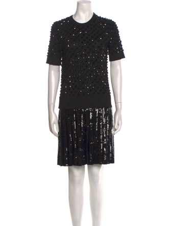 Michael Kors Collection Merino Wool Mini Dress