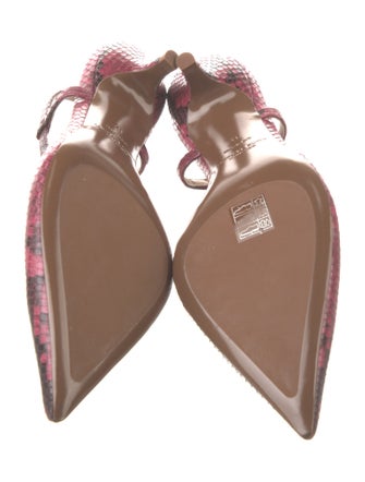 Michael Kors Collection Printed Slingback Pumps