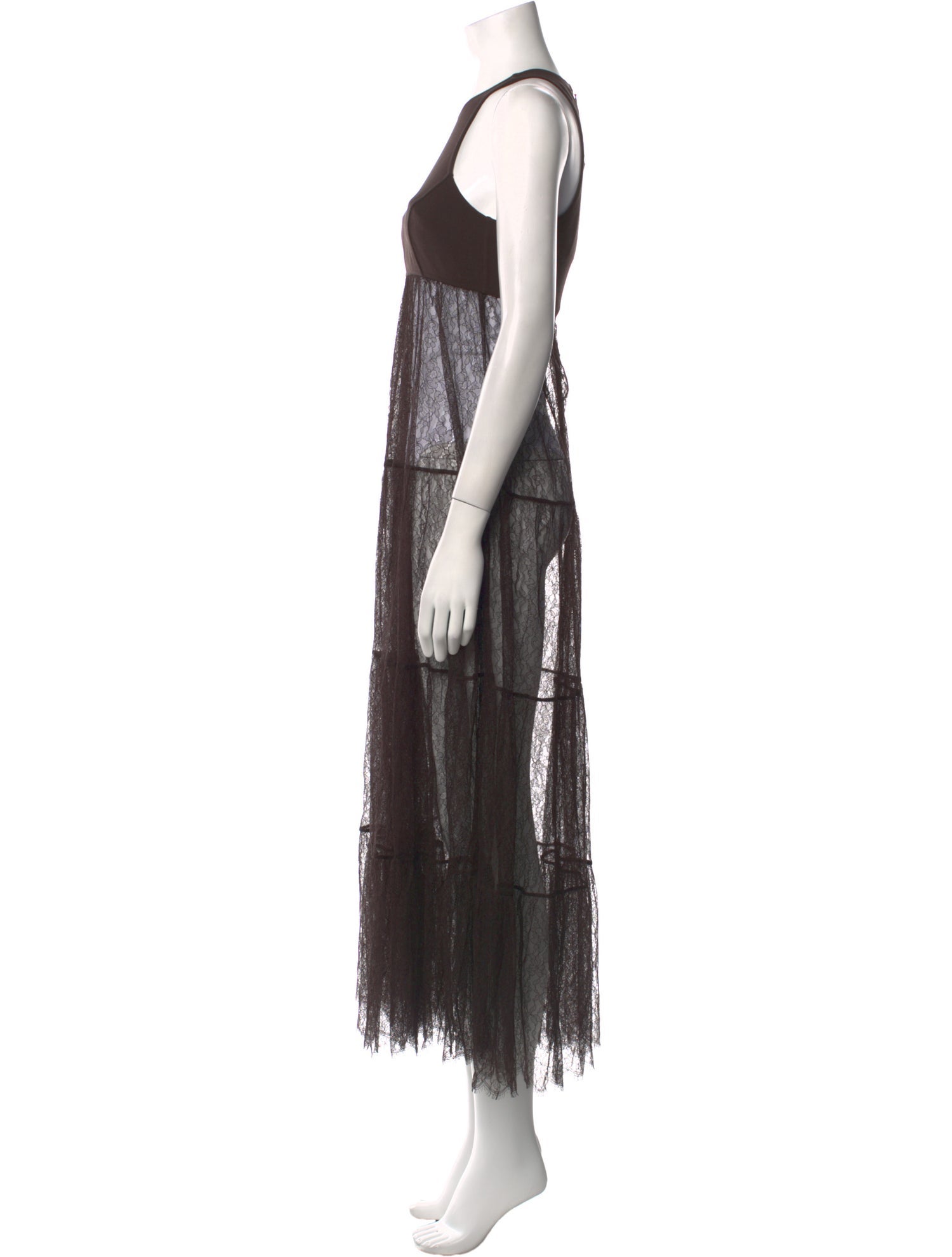 Michael Kors Collection Lace Long Dress