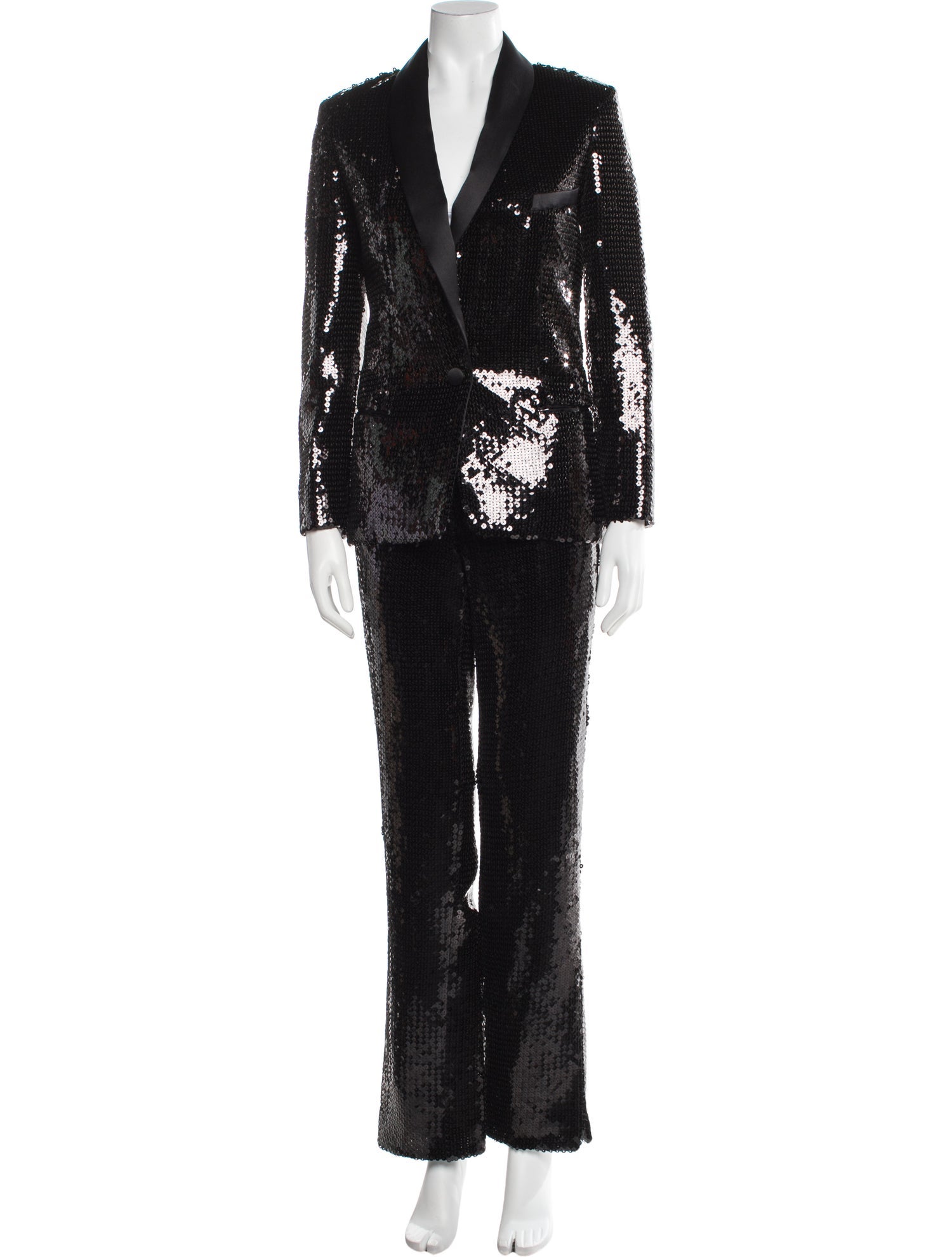 Michael Kors Collection Sequin Embellishments Pantsuit