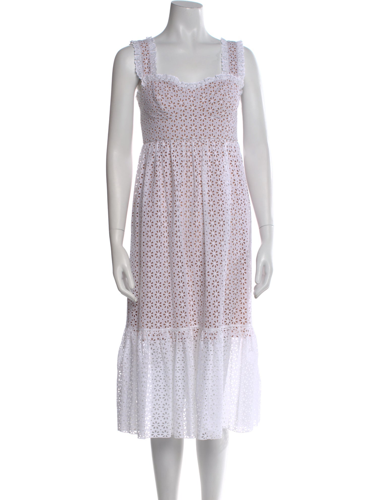 Michael Kors Collection Patterned Midi Length Dress