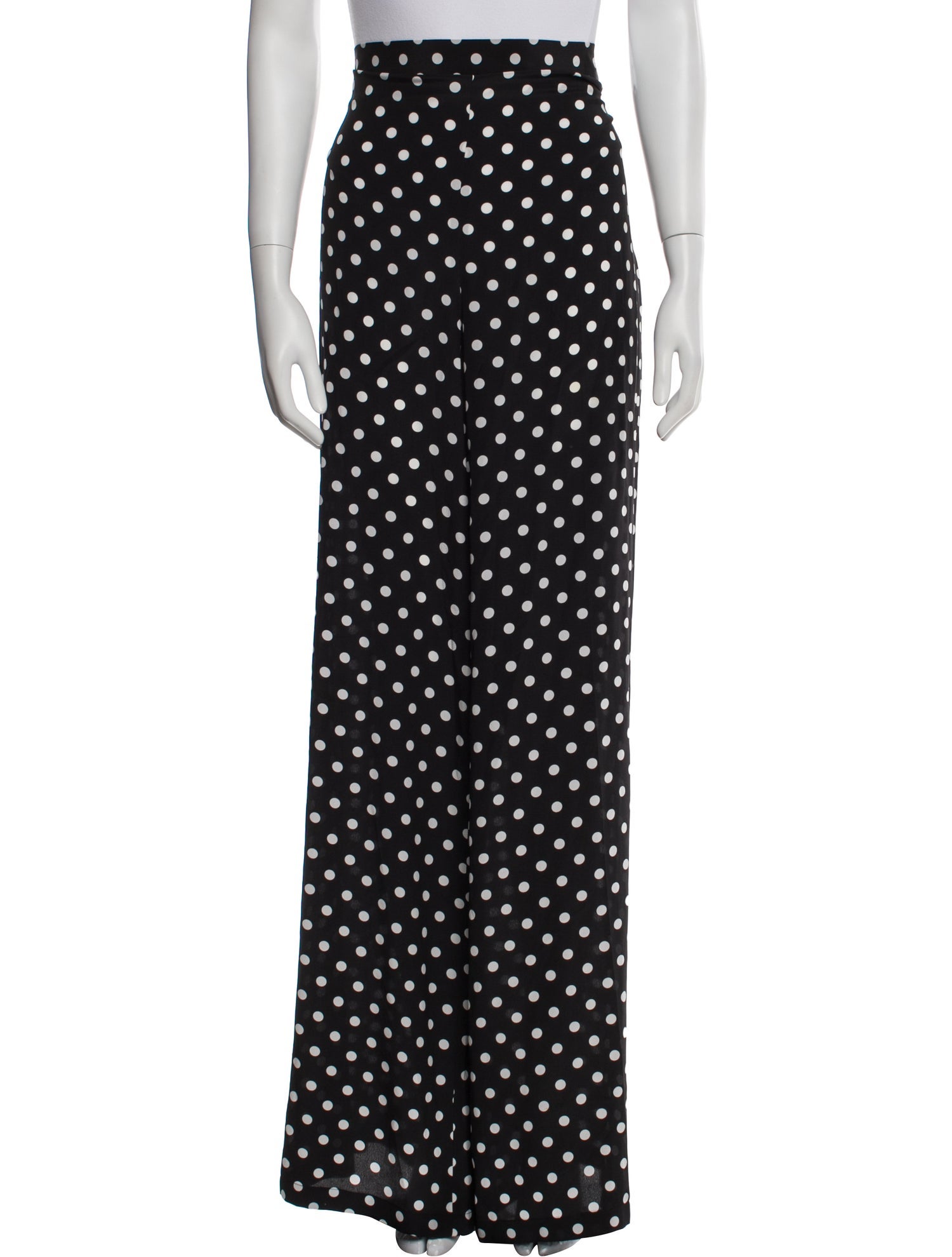 Michael Kors Collection Silk Wide Leg Pants