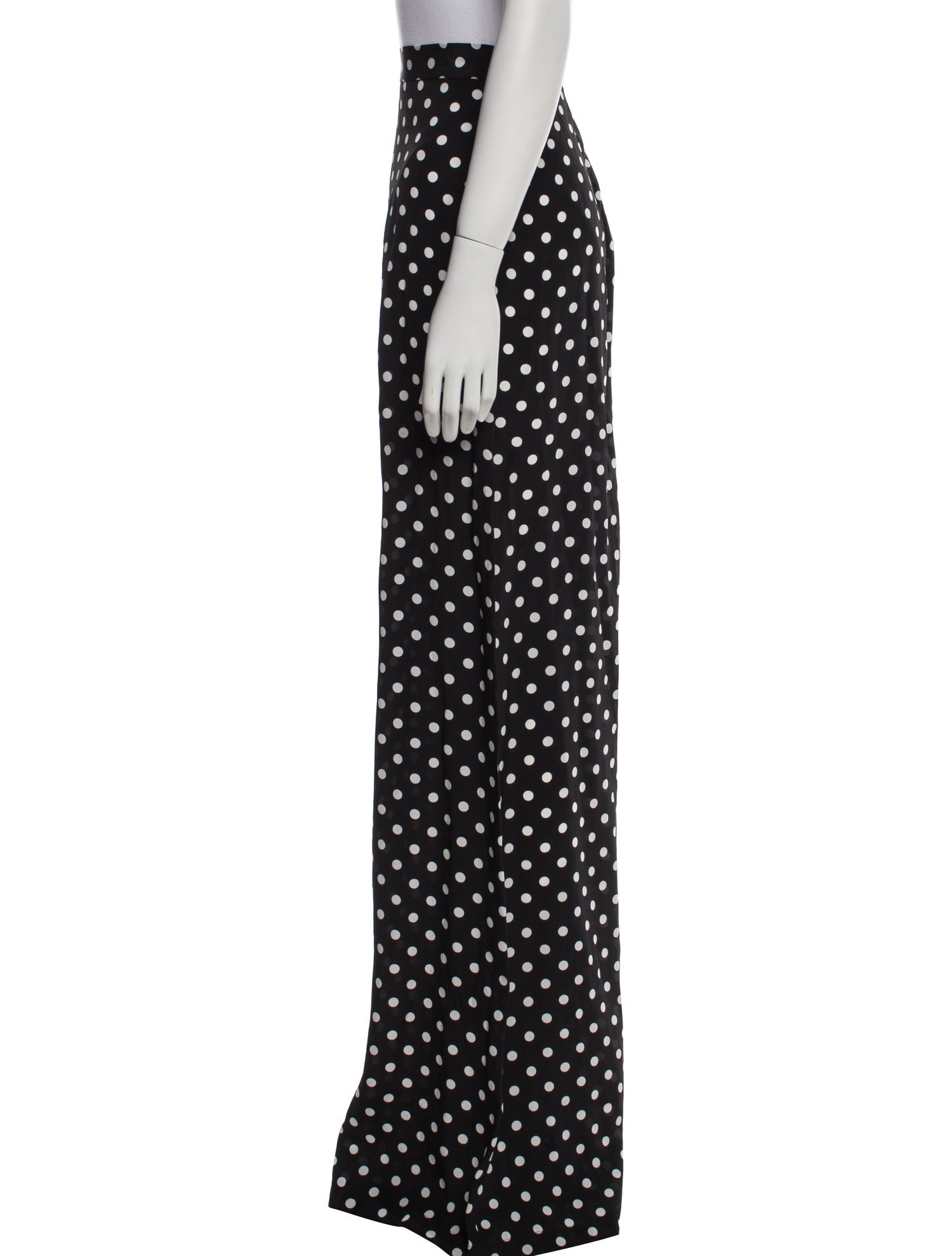 Michael Kors Collection Silk Wide Leg Pants