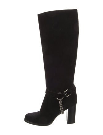 Michael Kors Collection Suede Riding Boots