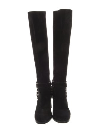 Michael Kors Collection Suede Riding Boots