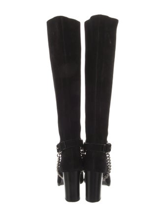 Michael Kors Collection Suede Riding Boots