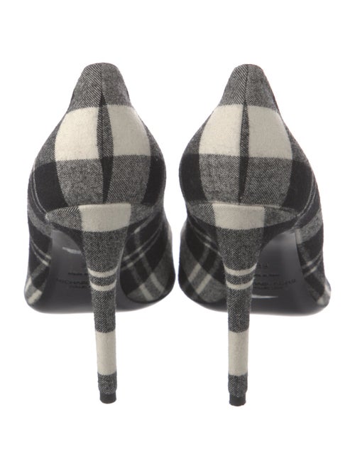 Michael Kors Collection Wool Plaid Print Pumps