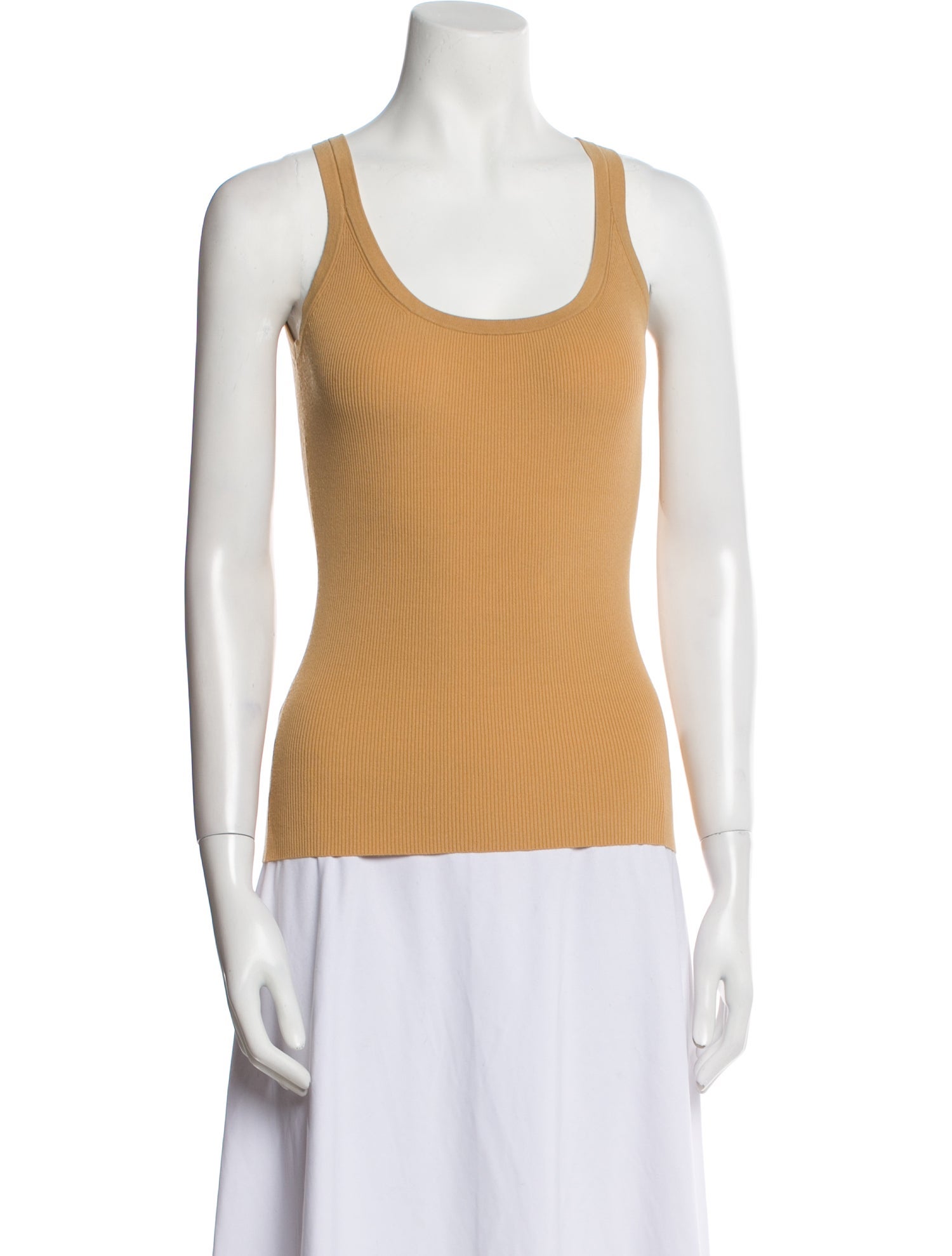 Michael Kors Collection Scoop Neck Sleeveless Top