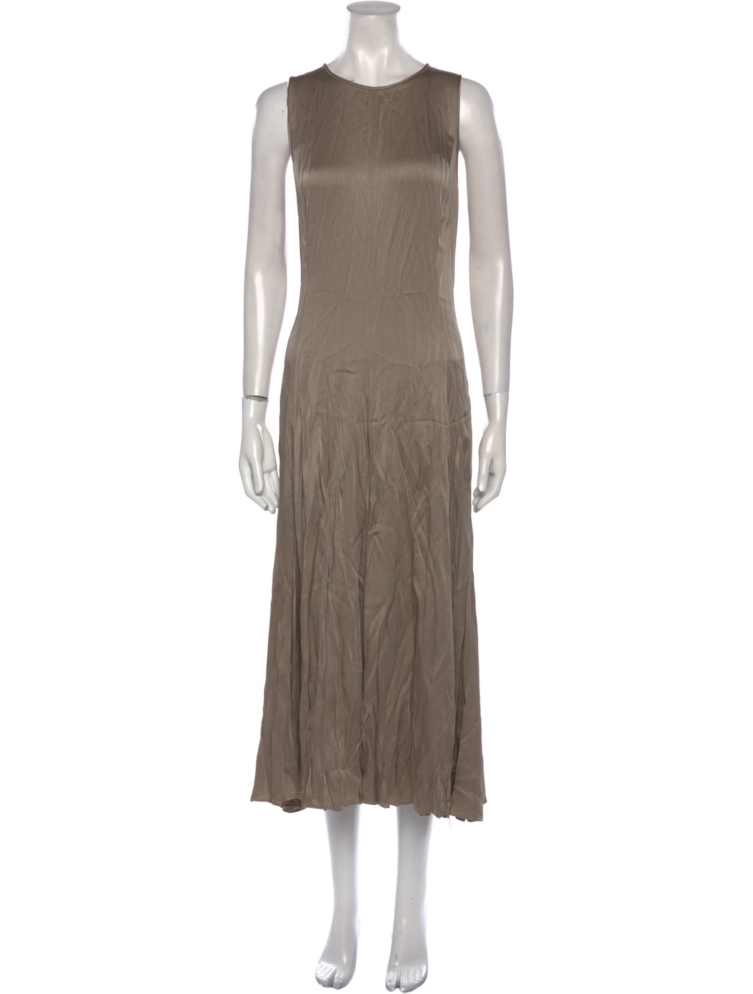 Michael Kors Collection Crew Neck Long Dress