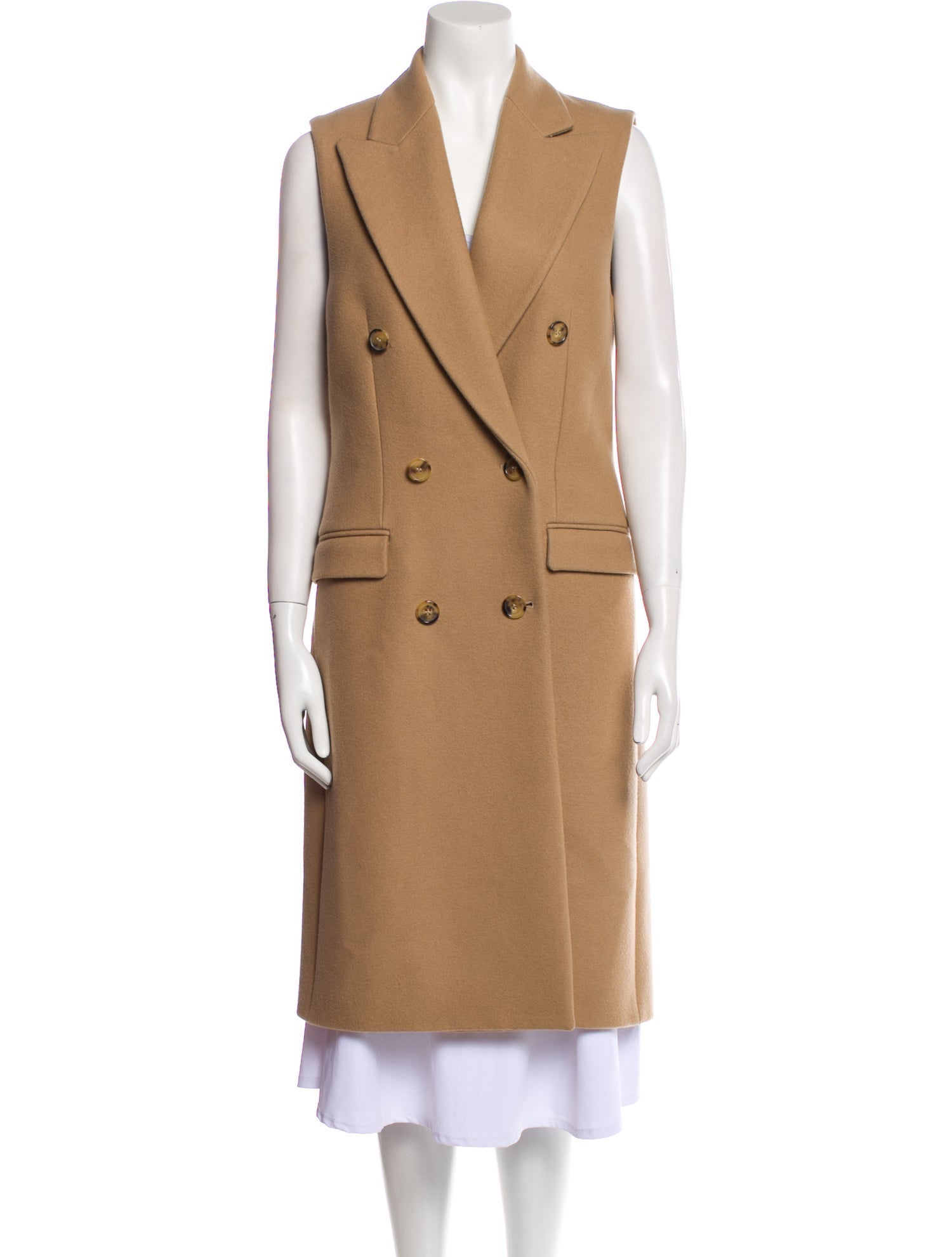 Michael Kors Collection Virgin Wool Peacoat