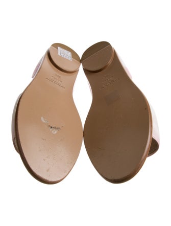 Michael Kors Collection Leather Slides