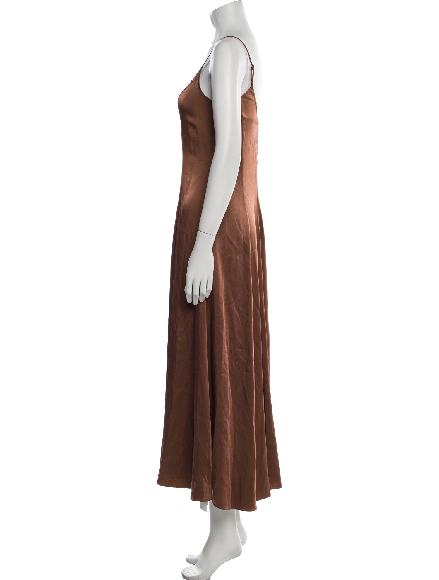 Michael Kors Collection Scoop Neck Long Dress