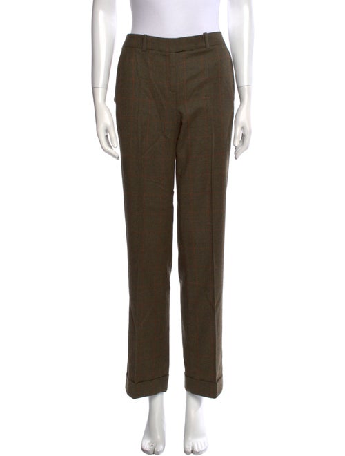 Michael Kors Collection Virgin Wool Straight Leg Pants