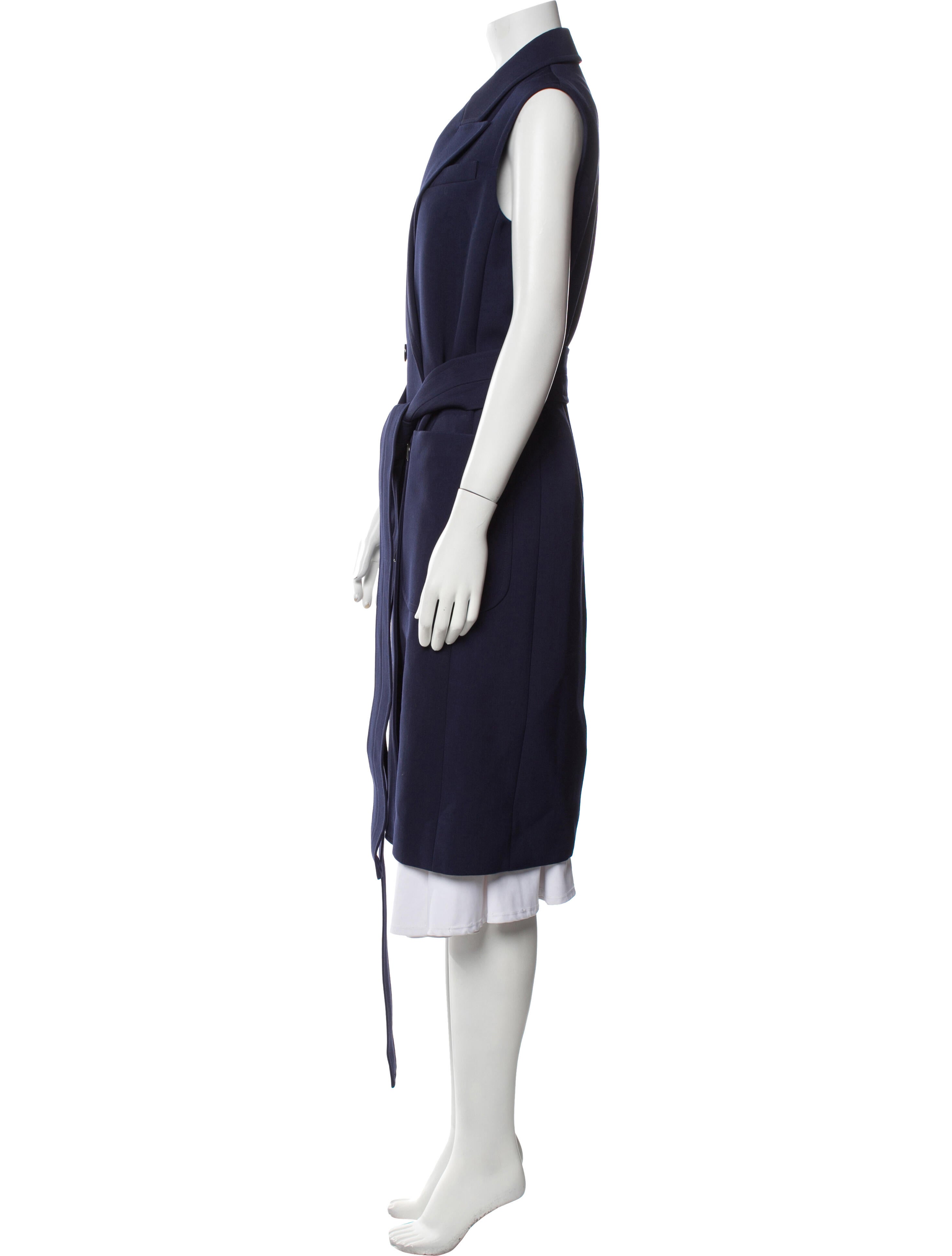 Michael Kors Collection Virgin Wool Trench Coat