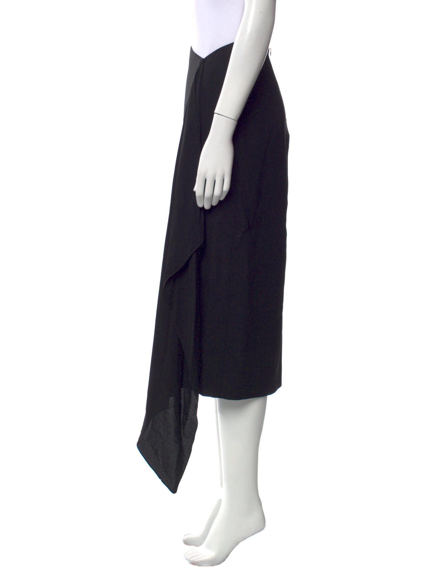 Michael Kors Collection Ruffle Embellishment Midi Length Skirt