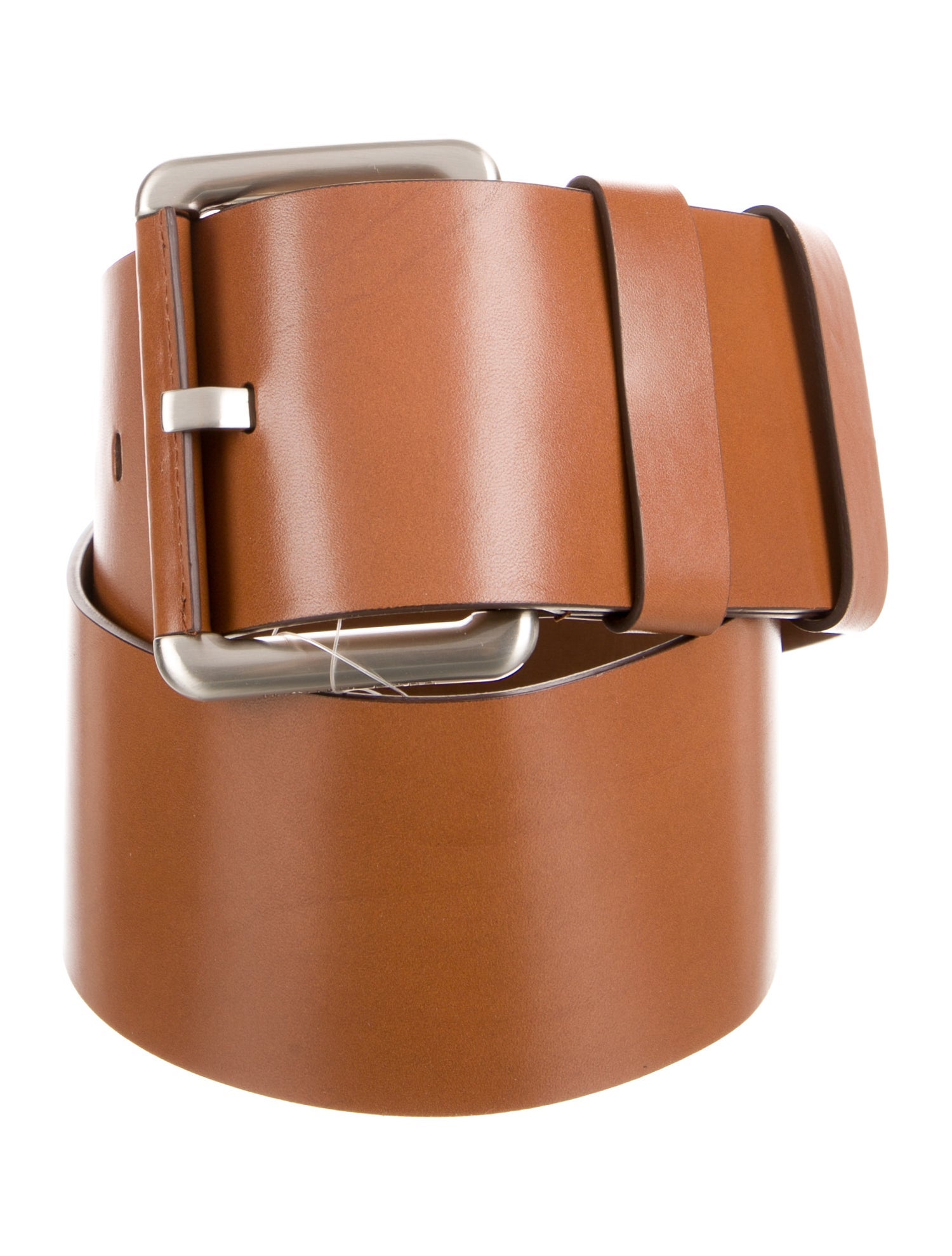 Michael Kors Collection Wide Leather Waist Belt