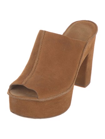 Michael Kors Collection Suede Mules