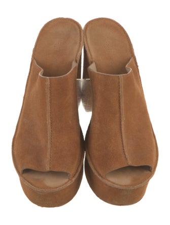 Michael Kors Collection Suede Mules