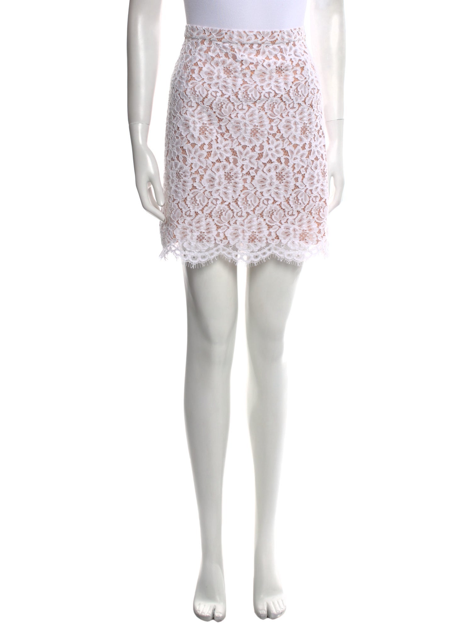 Michael Kors Collection Floral Print Midi Length Skirt