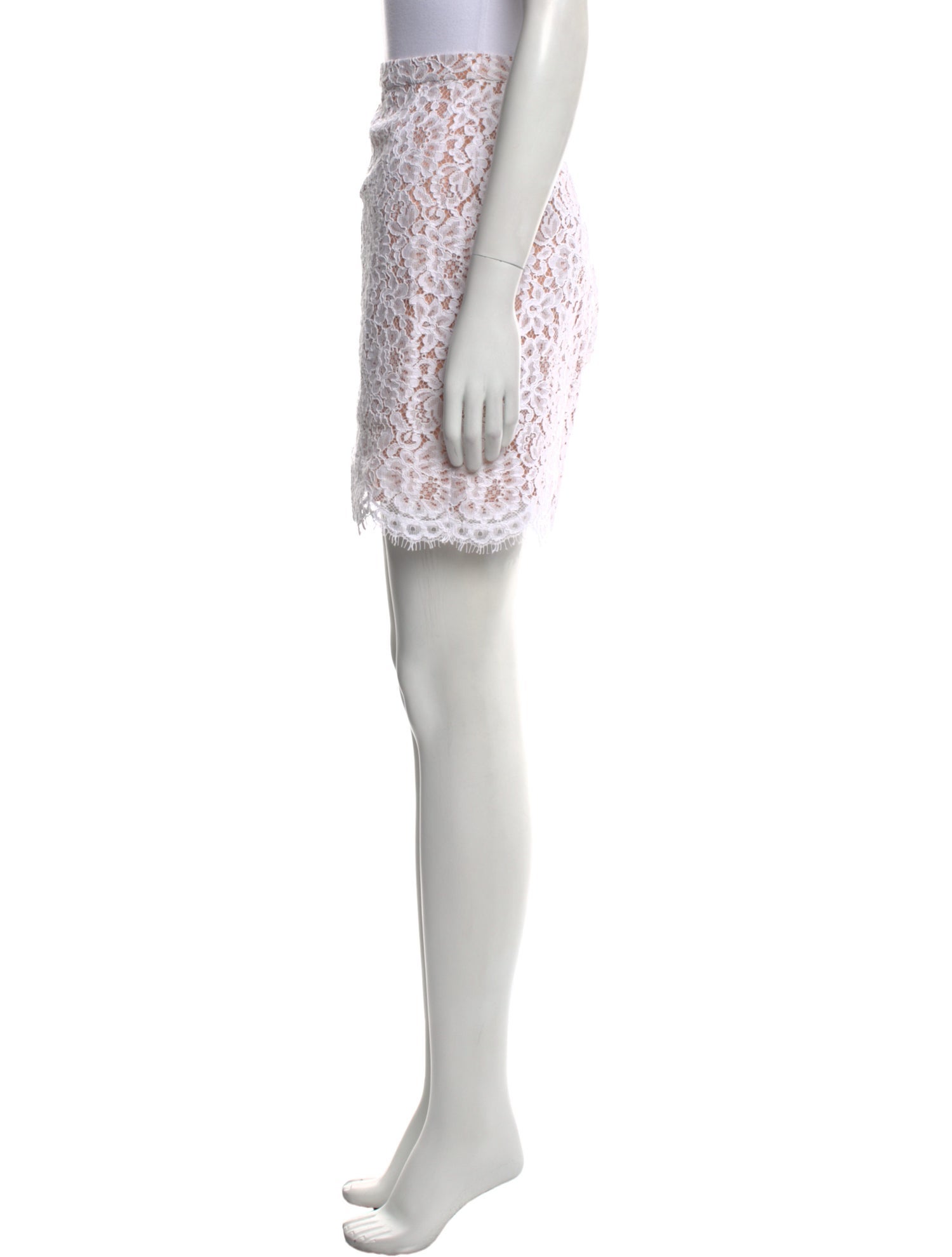 Michael Kors Collection Floral Print Midi Length Skirt