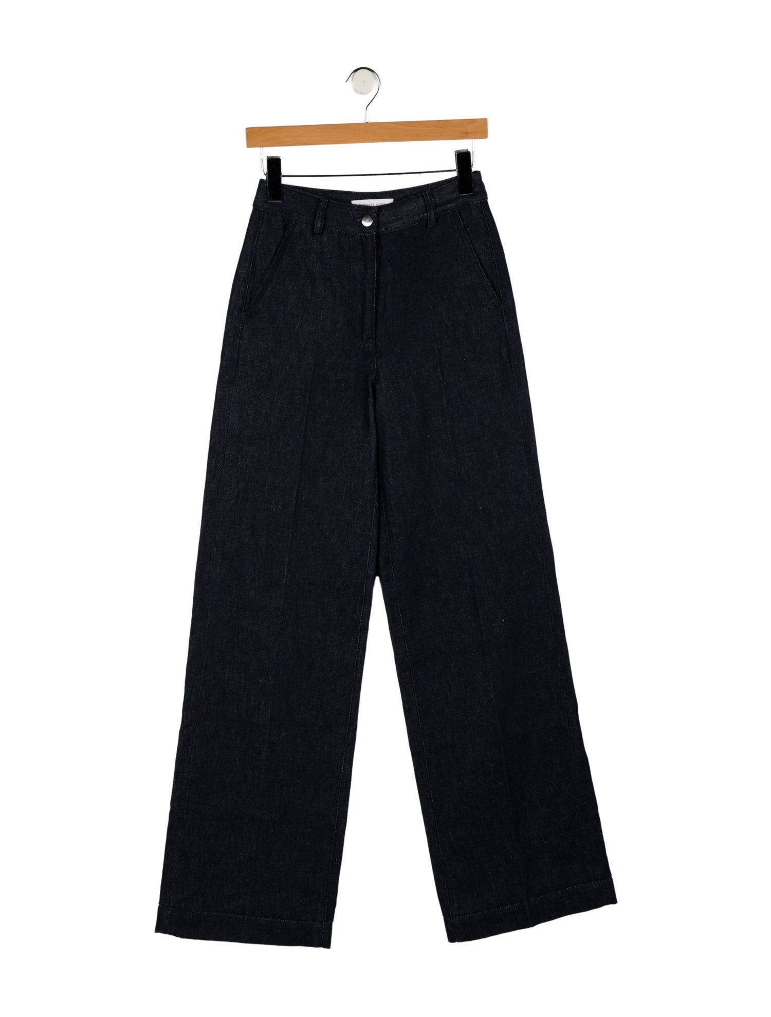 Michael Kors Collection High-Rise Wide Leg Jeans