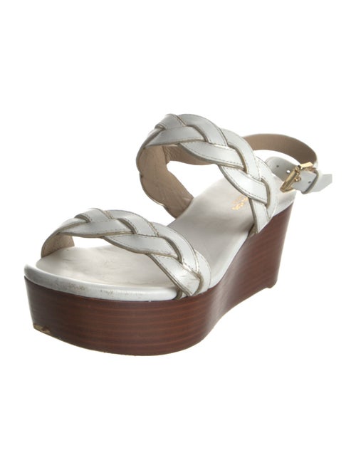 Michael Kors Collection Leather Slingback Sandals