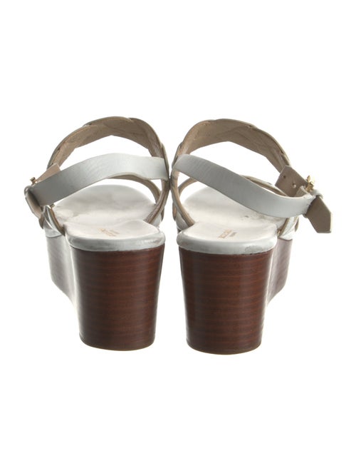 Michael Kors Collection Leather Slingback Sandals